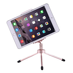 Avis Wewoo Support Holder or rose pour iPad, iPhone, Samsung, Lenovo, Sony et autres Smartphones tablettes appareils photo numériques trépied en alliage d'aluminium multifonction, de