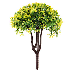 Échelle 1/40 table de sable modèle jauge fleur coloré arbre jaune-vert