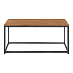 Acheter Table Basse Esbjerg 45 x 100 x 55 cm Noir Effet Bois Foncé [en.casa]