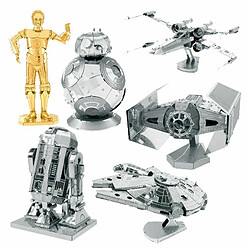 Graines Creatives 6 maquettes métalliques 3D Star Wars