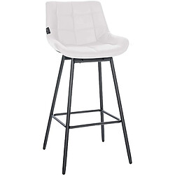 Non Tabouret de bar Weston pivotant simili cuir pas cher