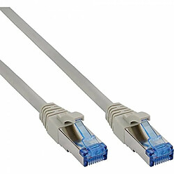 InLine Câble réseau RJ-45 Cat. 6a 1.5 mètres Mâle/Mâle (Gris)