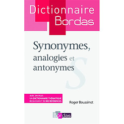 Synonymes, analogies et antonymes