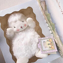 Universal 17cm American Lamb Doll Bunnies Pluce mignon Boîte de cadeaux en peluche APPEAS