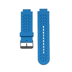 Wewoo Bracelet pour montre connectée Dragonne Sport en silicone Garmin Approach S2 / S4 Bleu