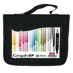 Graph It Trousse 24 marqueurs Graph'It - Basic colors