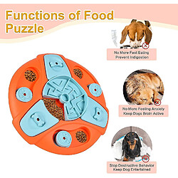 Jouet de puzzle pour chien, mangeoire de puzzle pour chien pour l'anxiété Soulagement de l'ennui pour les petits chiens moyens