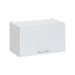 Cuisineandcie - Meuble haut de cuisine Eco Blanc Brillant 1 porte relevable L 60 cm