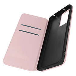 Avizar Housse pour Xiaomi 13 Lite Clapet Magnétique Porte-carte Support vidéo Rose