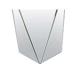 Table d'appoint en MDF et miroir - Coloris : Argent - SIGRID de Pascal MORABITO pas cher