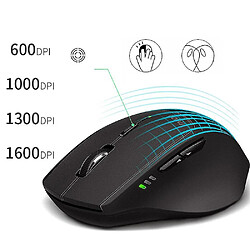 Universal MT550S Interrupteur de souris sans fil multimode rechargeable entre Bluetooth et 2,4 g pour 4 appareils