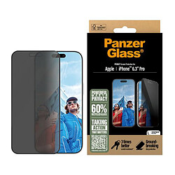 Acheter PanzerGlass Panzer Glass Protection d'Écran pour iPhone 16 Pro UWF avec Filtre Confidentialité Noir transparent