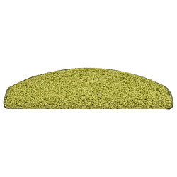 Acheter vidaXL Tapis de marches d'escalier 15 pcs Vert 65x21x4 cm