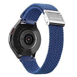 Bracelet en nylon DUX DUCIS 22mm, élastique tressé pour votre Samsung Galaxy Watch 3 45mm - bleu