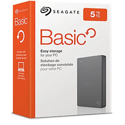 Acheter Seagate Technology Disque externe Seagate Basic 5 To/2,5"/USB 3.0