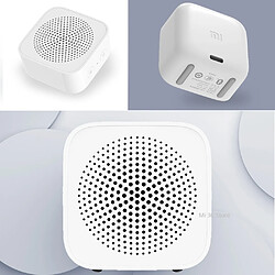 Universal Mini haut-parleur Bluetooth portable sans fil contrôlé par l'intelligence artificielle avec microphone haute définition(blanche) pas cher