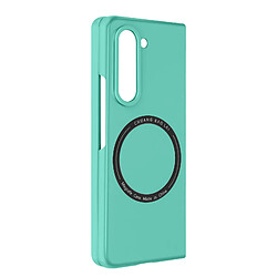 Avizar Coque MagSafe pour Samsung Galaxy Z Fold 5 Rigide Design Fin Turquoise