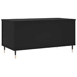 Acheter vidaXL Table basse Noir 90x44,5x45 cm Bois d'ingénierie