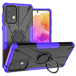 Coque en TPU anti-chocs avec béquille pour votre Samsung Galaxy A73 5G - violet