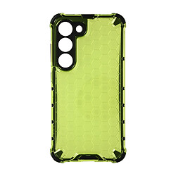 Avizar Coque pour Samsung Galaxy S23 Antichoc Coins Renforcés Design Nid d'Abeille Vert