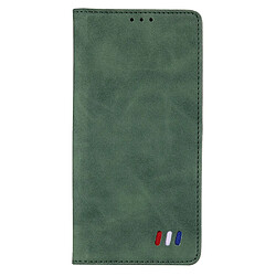 Etui en PU Sentiment de toucher de peau à décor tricolore auto-absorbé- vert pour votre Xiaomi Redmi Note 10 5G/Poco M3 Pro 4G/Poco M3 Pro 5G