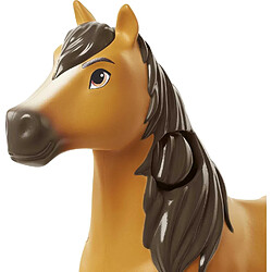 Mattel Cheval Galopant Articulé et Poupée Lucky Spirit l'Indomptable avec Accessoires Multicolore pas cher