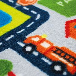 Avis Thedecofactory CIRCUIT - Tapis enfant imprimé circuit 75x133 cm