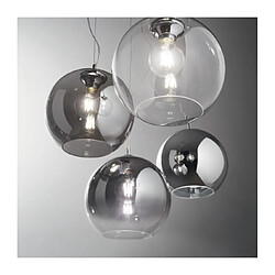 Ideal Lux Suspension Nemo Métal Chrome 1 ampoule 55cm