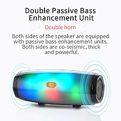 Avis Yonis Enceinte Bluetooth LED Lumineuse 5W Subwoofer Portable USB FM