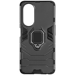 Avizar Coque pour Oppo A98 5G Anneau Support Ring Collection Noir