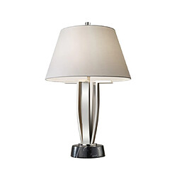 Elstead Lighting Lampe de table Silvershore Acier doux Nickel poli