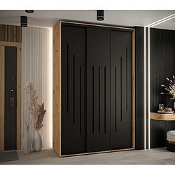 Abiks Meble Armoire DAVOS 8 À Portes Coulissantes 235,2/150/45 3 Portes