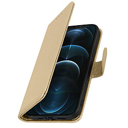 Avizar Étui Apple iPhone 12 Pro Max Protection avec Porte-carte Fonction Support or