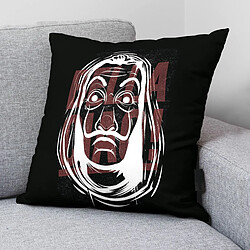 Housse de coussin La casa de papel Bella Ciao A Noir 45 x 45 cm