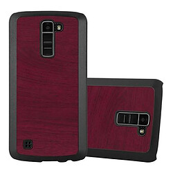 Cadorabo Coque LG K10 2016 Etui en Rouge