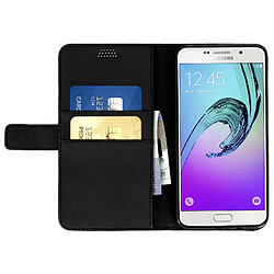 Avis Avizar Housse Etui Folio Portefeuille Noir Samsung Galaxy J7 2016 - Fonction Support