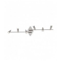 Ideal Lux Plafonnier ALFA 6 ampoules - Nickel