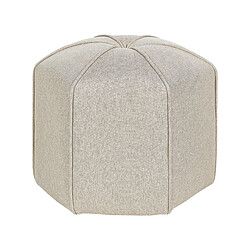 Beliani Pouf WISHEK Beige 45 cm 45 cm