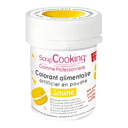 Colorant alimentaire (artificiel) Jaune - Scrapcooking