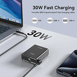 Avis SANAG Batterie Externe, Power Bank 30W Usb C In/Output Charge Rapide Avec Câbles Intégrés, 10000Mah Mini Baterie Externe Chargeur Avec 2 Sorties Pour Smartphones, Tablettes, Ordinateurs Portables Etc