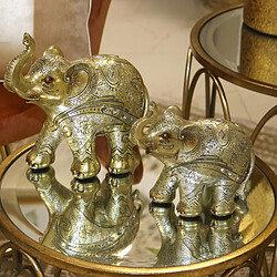 Acheter Figurine Décorative Alexandra House Living Doré Acrylique Plastique Mélamine Eléphant