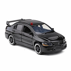 Universal 1/32 Police Modèle Voiture Jouet Acoustique et Lumière Voiture Moulée Sous Pression Jouets Cadeaux pour Enfants | Voiture Jouet Moulée Sous Pression(Le noir)