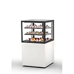 Vitrine Neutre avec Base 60 Serie Integra - 600 x 600 x 1100 mm et Sans Accès Frontal - Sayl