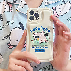 GUPBOO Étui pour iPhone11 Smudge Pacha Dog Coque de téléphone de style japonais et coréen en silicone mignon