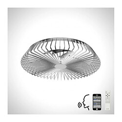 Avis Luminaire Center Plafonnier ventilateur Himalaya Argent 1 ampoule 18,6cm