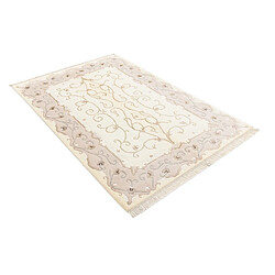 Vidal Tapis de laine 188x124 beige Darya