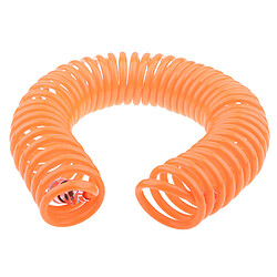 5x 8mm tube flexible de ressort de tuyau d'air de recul pour l'outil pneumatique de compresseur 9m