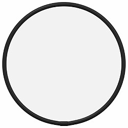 Maison Chic Miroir mural | Miroir Décoration pour Maison Salle de Bain Noir ? 20 cm Rond -GKD89273