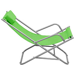 Acheter Maison Chic Lot de 2 Chaises de salon pour relax | Chaises à bascule ,Fauteuil Acier Vert -GKD61989