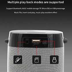 Yonis Enceinte Bluetooth Portable 3D Stéréo Multifonction Charge Sans Fil pas cher